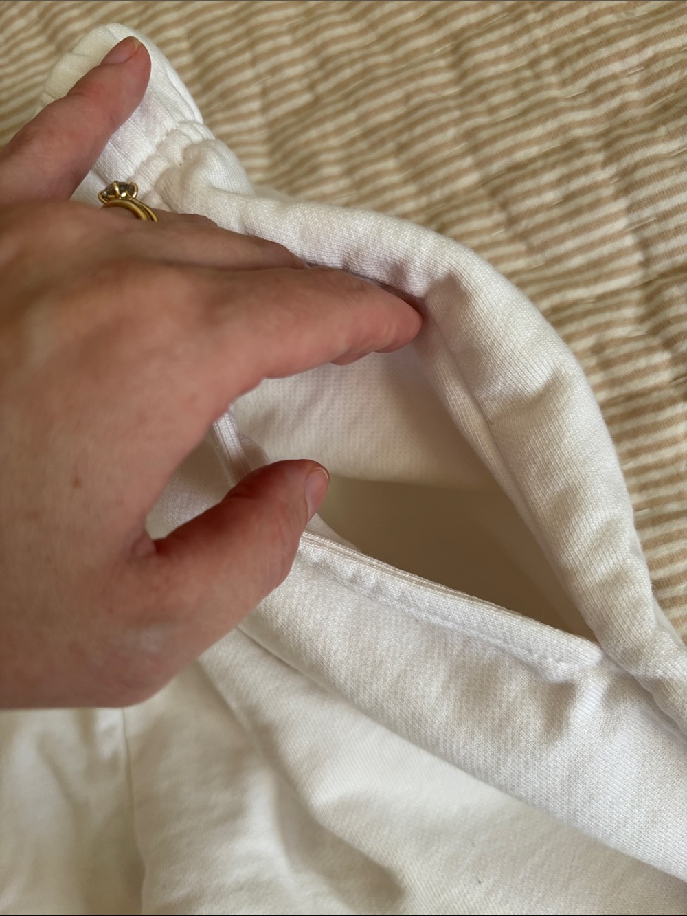 Mayfair Group white kitten be nice sweatpants - Women's Relaxed Jogger XS - Picture 7 of 8